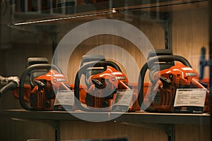 Chainsaws in store