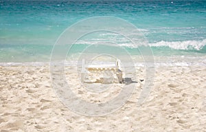 Chair on beach