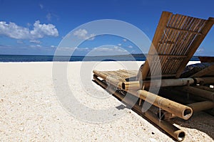 Chair on beach