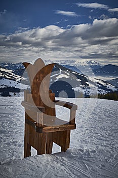 A chair with a HochkÃ¶nig symbol.