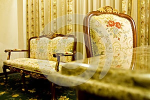 Chair in interior