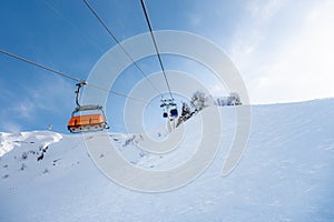 chair lift for skiing