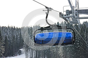 Chair lifts in Jasna Ski Resort, Slovakia