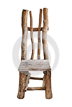 Chair made of poorly treated wood