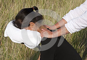 Chair massage photo