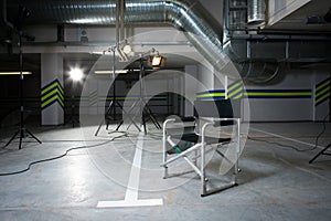 Chair in the parking lot