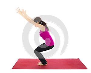 Chair Pose or Powerful Pose in Yoga