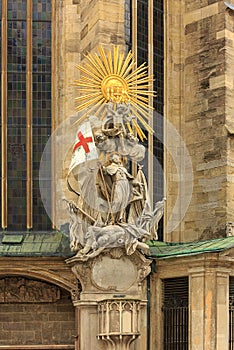 Chair of St. John of Capistrano. Vienna, St. Stephen`s Cathedral photo