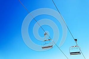 Chairlift and Sky