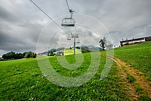 Chairlift in Tirol, Austria