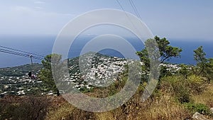 Chairlift to Monte Solaro, Capri, Italy