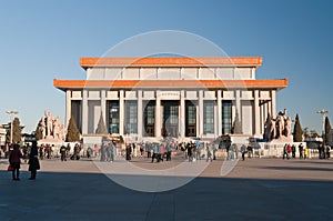 Chairman Mao Memorial Hall (Mausoleum of Mao Zedong). Beijing. C