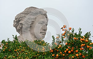 Chairman Mao statue in Changsha