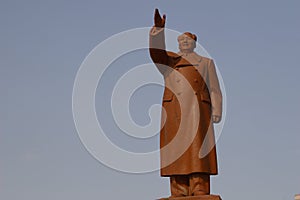 Chairman Mao Ze statue