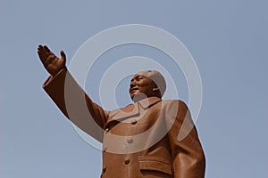 Chairman Mao Ze statue