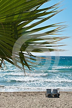 Chairs on the beach