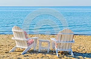 Chairs on the beach