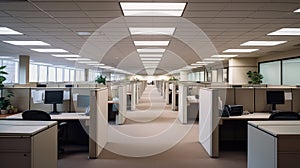 chairs empty office setting