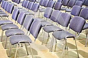 Chairs in hall for meetings