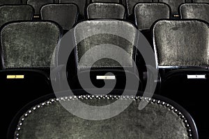 Chairs in an old theater