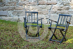 Chairs for rest at the Gebhardsberg photo