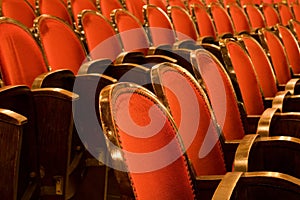 Chairs in a theater