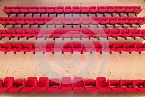 Chairs of a theater