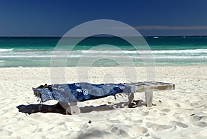 Chaise Lounge on the Beach