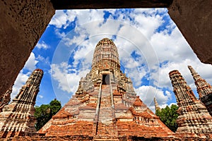 Chaiwatthanaram Temple in Ayutthaya,Thailand