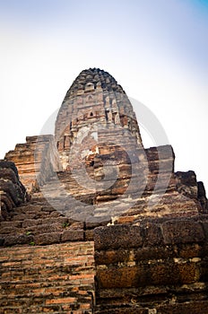 Chaiwatthanaram temple the old capital city in Ayutthaya Thailand