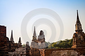 Chaiwatthanaram temple the old capital city in Ayutthaya Thailand