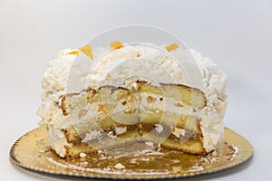 Chaja dessert typical of Uruguayan and Argentine gastronomy