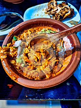 Chakhchoukha food traditional Algerian plates