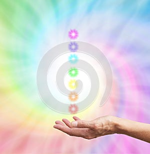 Chakra Rainbow Healing Spiral