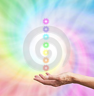 Chakra Rainbow Healing Spiral photo