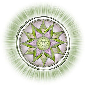 Chakra Symbols, Heart Chakra - ANAHATA - Acceptance, Love, Compassion, Sincerity - `I LOVE`