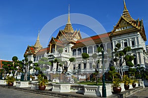 Chakri Maha Prasat hall, Bangkok, Thailand