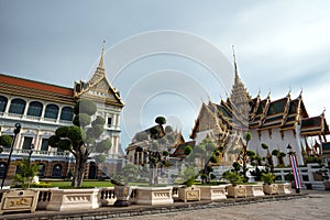 Chakri Maha Prasat Hall in Grand Palace, Bangkok, Thailand
