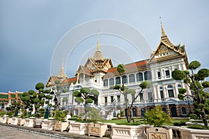 Chakri Maha Prasat Hall in Grand Palace, Bangkok, Thailand