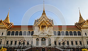 The chakri maha prasat throne hall