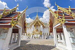 The Chakri Maha Prasat Throne Hall in Wat Pra Kaeo ,Thailand