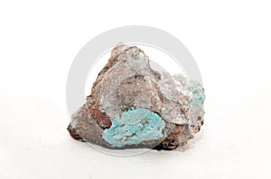 chalcedony on hemimorphite mineral sample