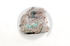 chalcedony on hemimorphite mineral sample