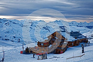 Chalet de la marine restaurant in Val Thorens resort