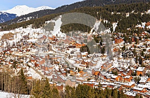 Chalet on the slopes of the valley Meribel. Ski Resort Meribel