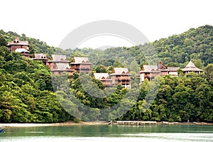 Chalets in the Tropical Rainforest