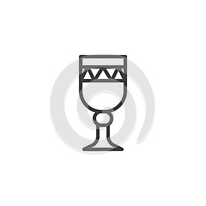 Chalice outline icon