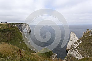 Chalk cliffs at Cote d'Albatre