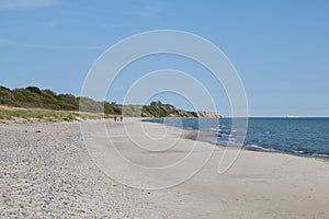 Chalk cliffs Mons Klint Denmark