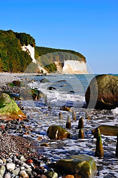 Chalk cliffs (Ruegen, Germany)